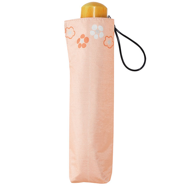 京都くろちく・晴雨兼用こんぱくと折傘(梅ならべ)