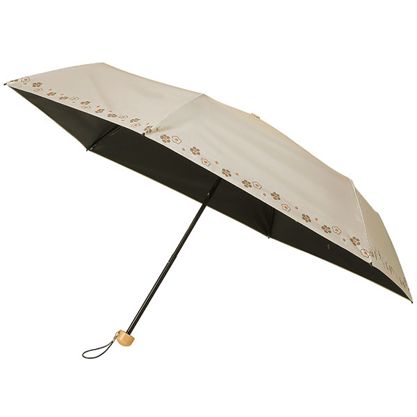 京都くろちく・晴雨兼用こんぱくと折傘(梅ならべ)