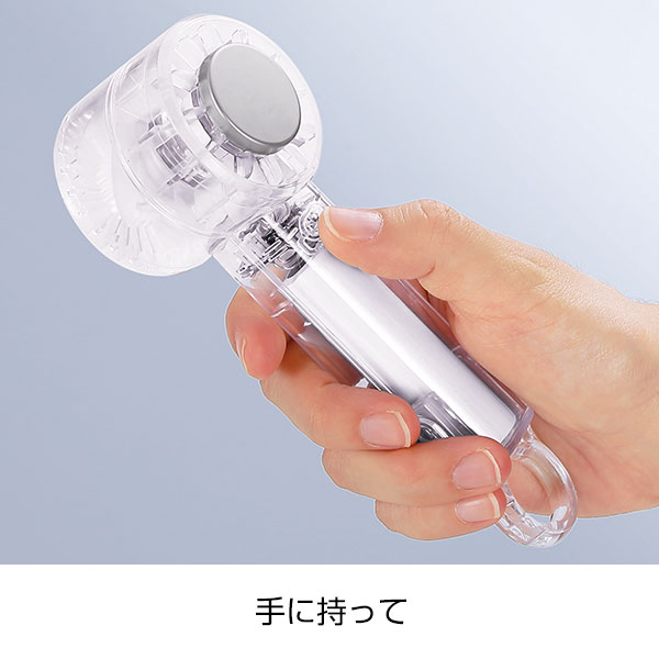 クリアペルチェハンディファン(カラビナ付き)