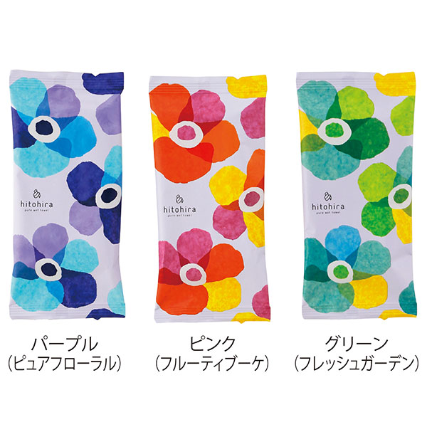 アロマが香るウェットタオル(FLOWER)