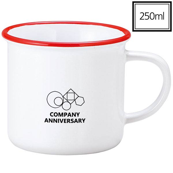 ホーローライクマグ(レッド)