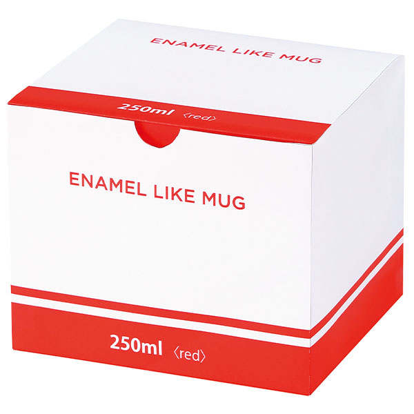 ホーローライクマグ(レッド)