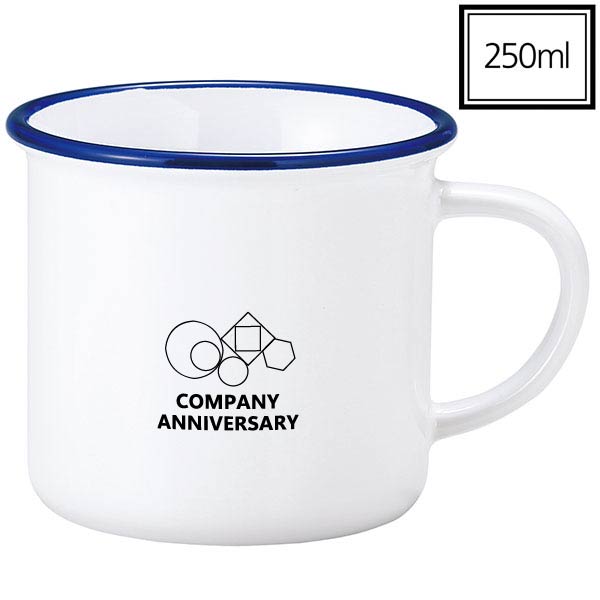 ホーローライクマグ(ネイビー)