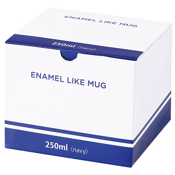 ホーローライクマグ(ネイビー)