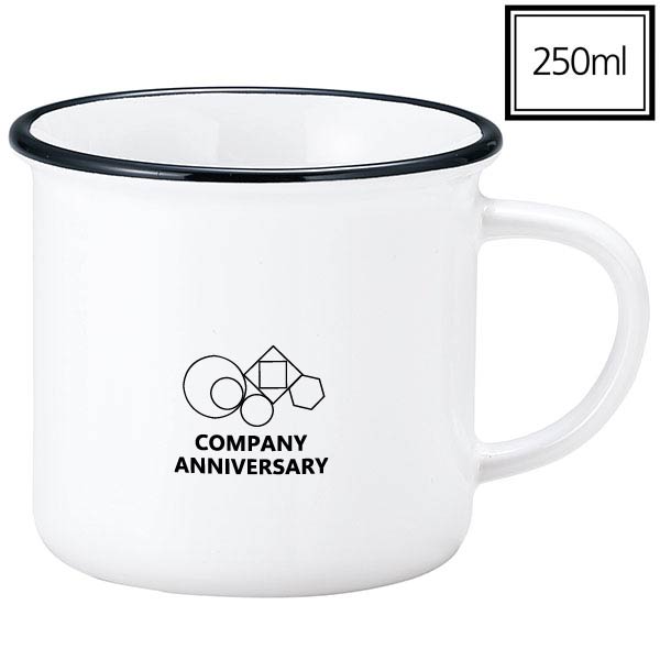 ホーローライクマグ(ブラック)