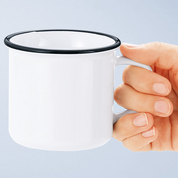 ホーローライクマグ(ブラック)