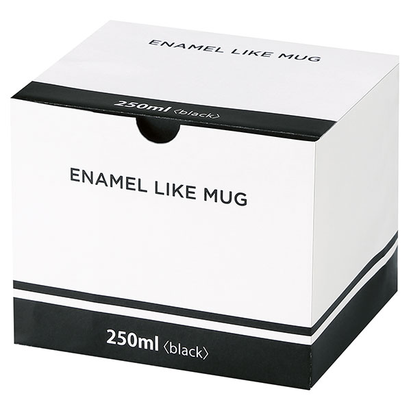ホーローライクマグ(ブラック)