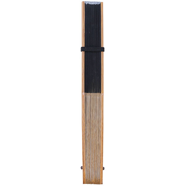 和ごころ竹扇子(黒無地)