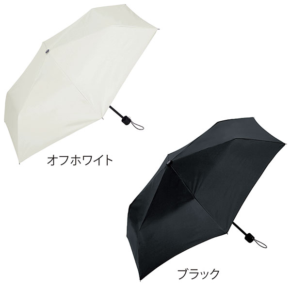 ベーシック男女兼用晴雨兼用折りたたみ傘(ブラック)