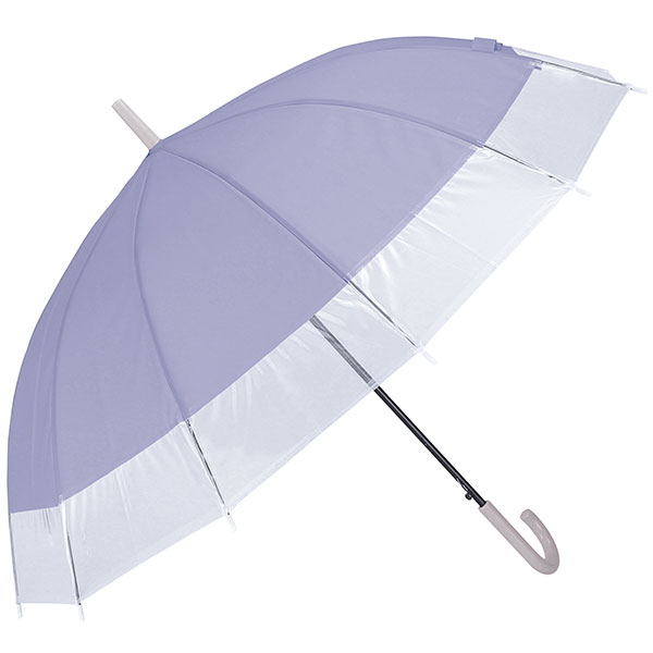 ジェムブレラ12本骨ジャンプ傘(パープル)