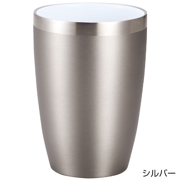 セラミック加工真空二重構造ステンレスタンブラー(シルバー)