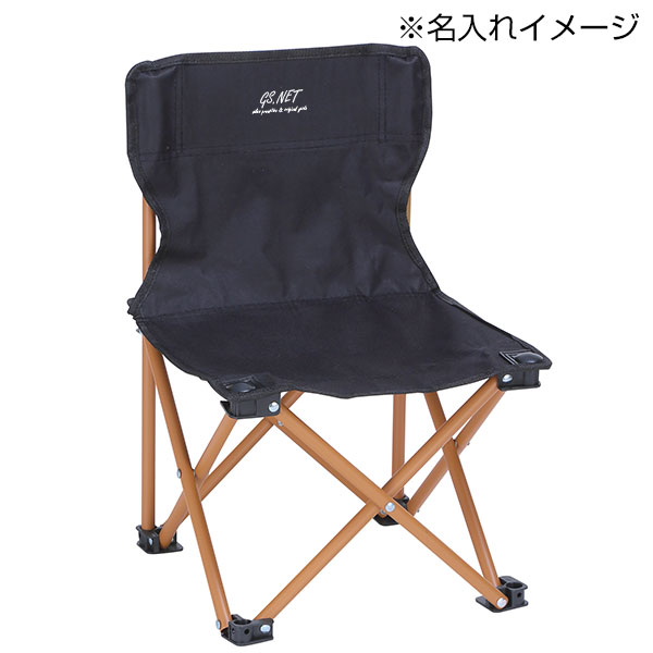 レジャーアンドライフ・ポータブルミニチェア(ブラック)