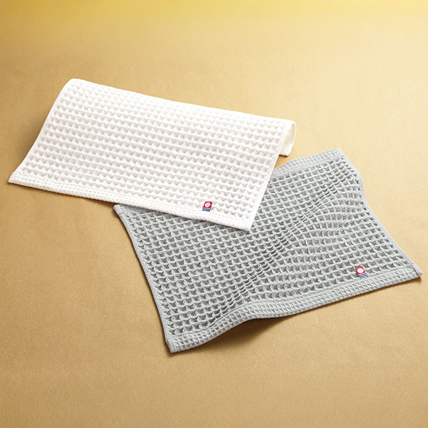 今治ワッフルソフト ハンドタオル(ホワイト)