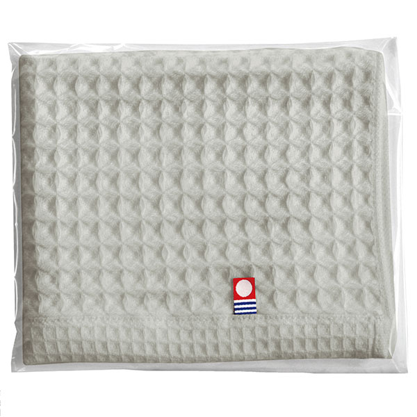 今治ワッフルソフト ハンドタオル(グレー)