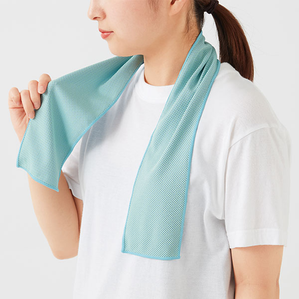 涼感マフラータオル(ポーチ入り)