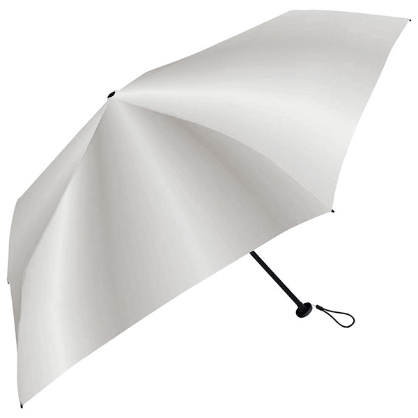 UVレイズ晴雨兼用軽量折りたたみ傘(シルバー)