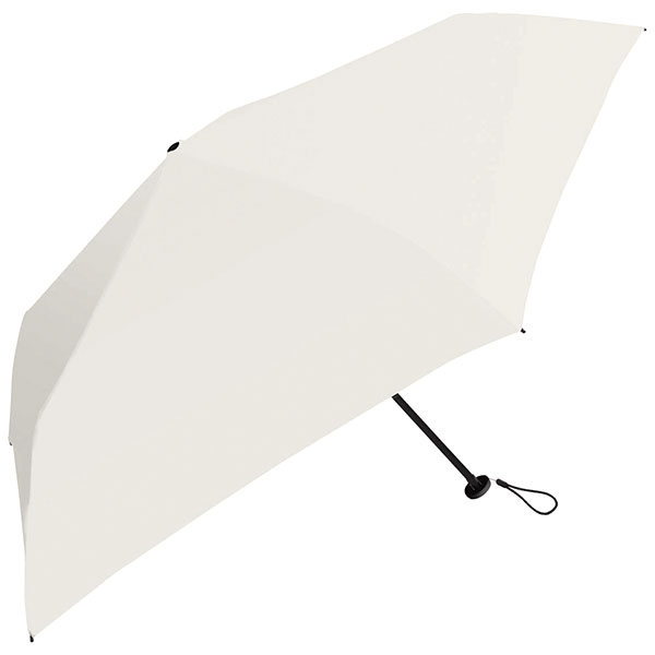 UVレイズ晴雨兼用軽量折りたたみ傘(オフホワイト)