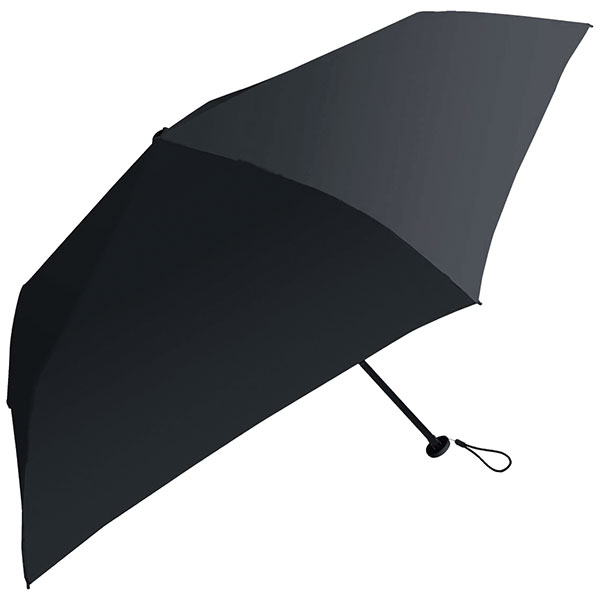UVレイズ晴雨兼用軽量折りたたみ傘(ブラック)