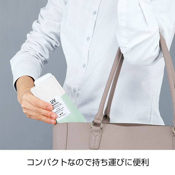 UVコンパクトバイカラー晴雨兼用折りたたみ傘(ミントグリーン)