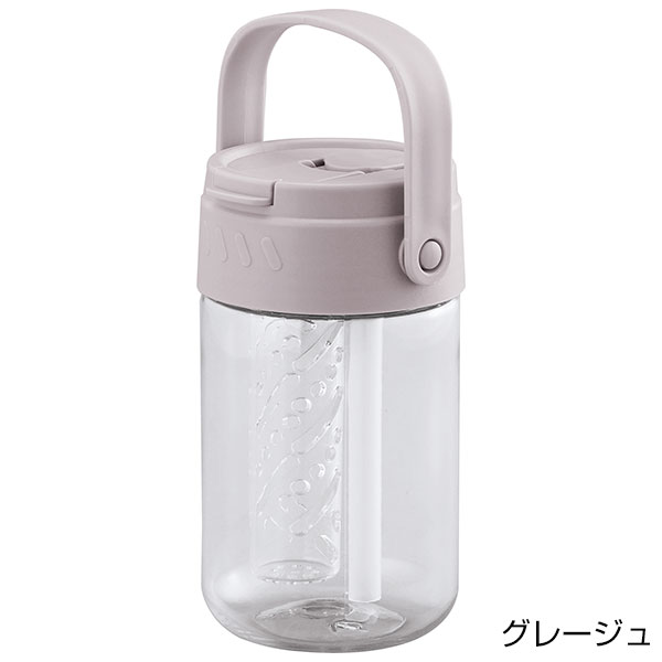 ハンドル付きクリアストローボトル