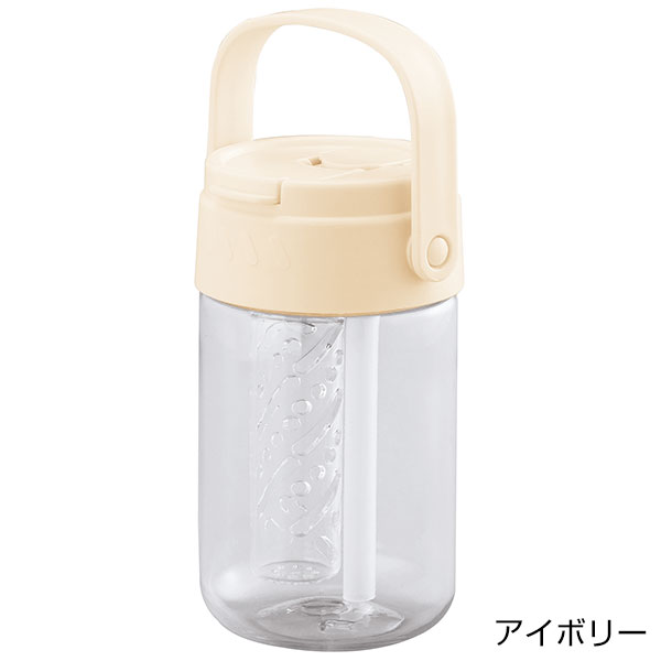 ハンドル付きクリアストローボトル