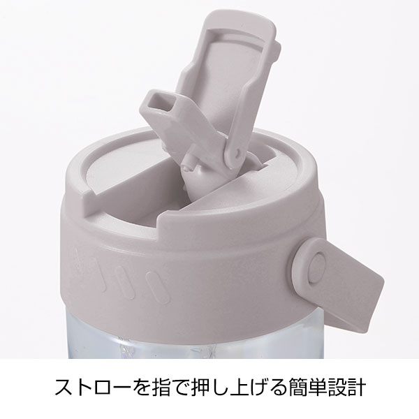 ハンドル付きクリアストローボトル
