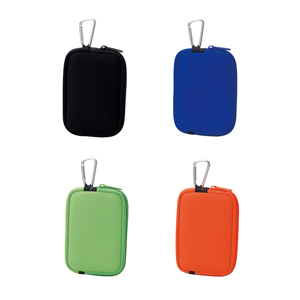 カラビナ付モバイルポーチ