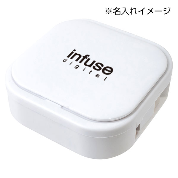 リール式マルチ充電ケーブル
