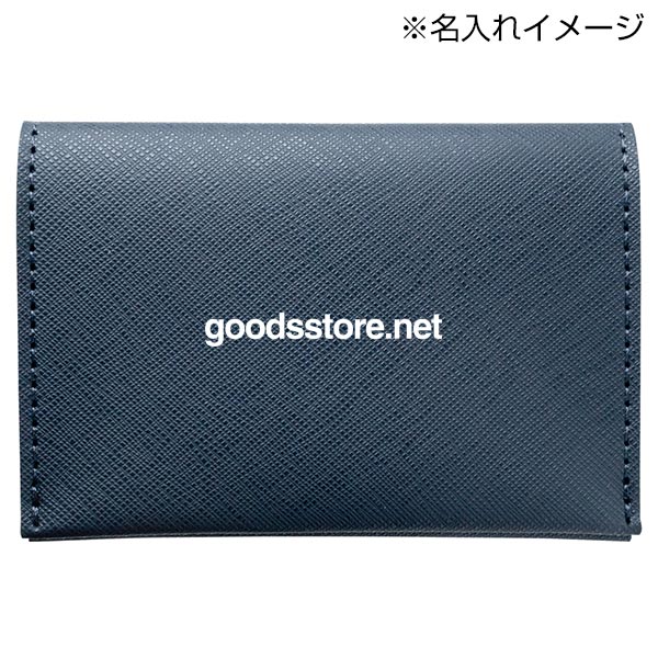 PREMO リサイクルレザーフセン付カードケース
