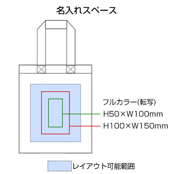 リサイクルコットン トートバッグA4