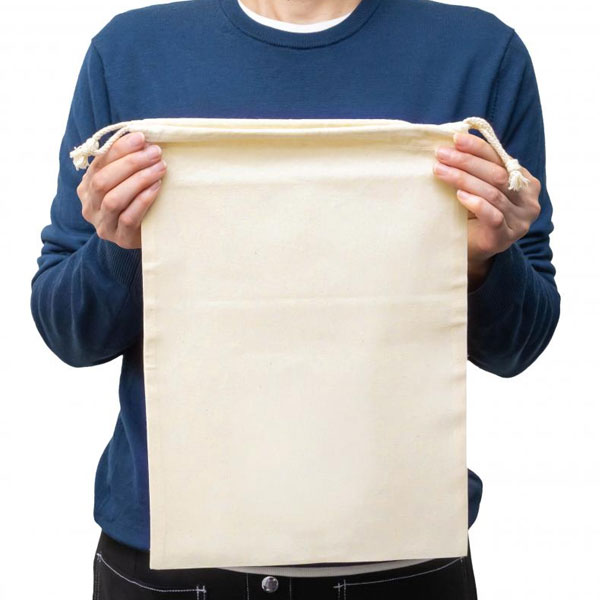 リサイクルコットン巾着L