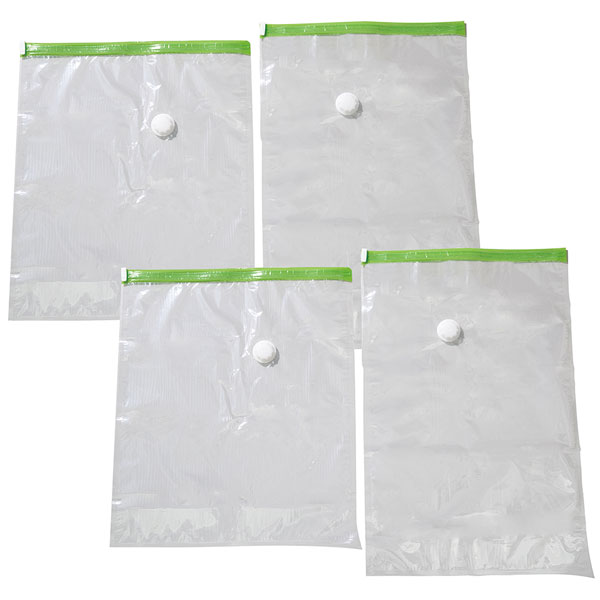 吸引ポンプ付圧縮袋