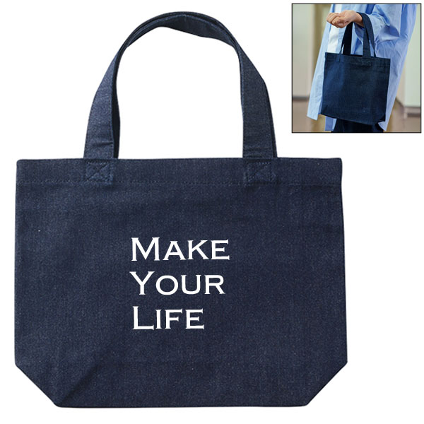 デニムミニトート