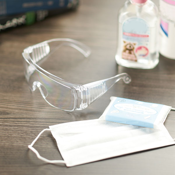 ウイルス対策保護メガネ