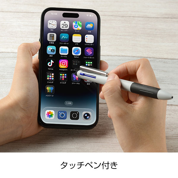 タッチペン付3色BP
