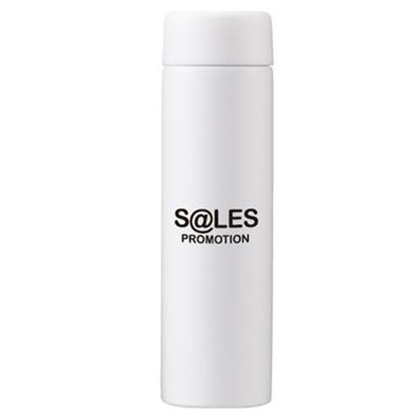 真空ステンレス スリムボトル180ml ソロ (ホワイト)