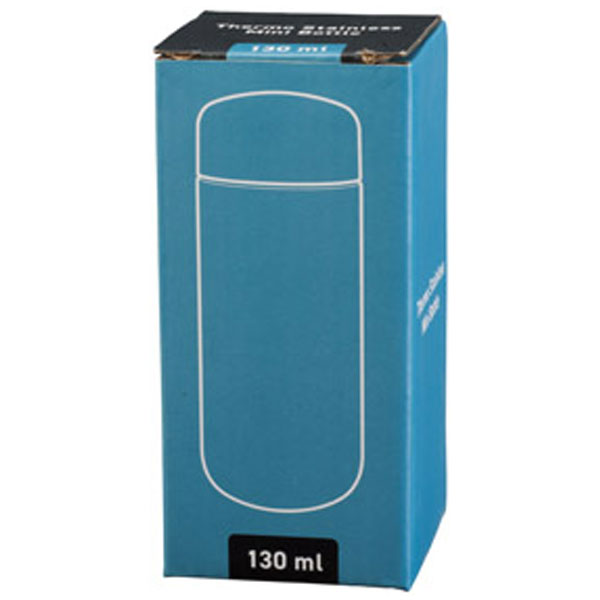 真空ステンレスミニボトル130ml ソロ(ブラック)