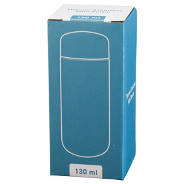 真空ステンレスミニボトル130ml ソロ(ホワイト)