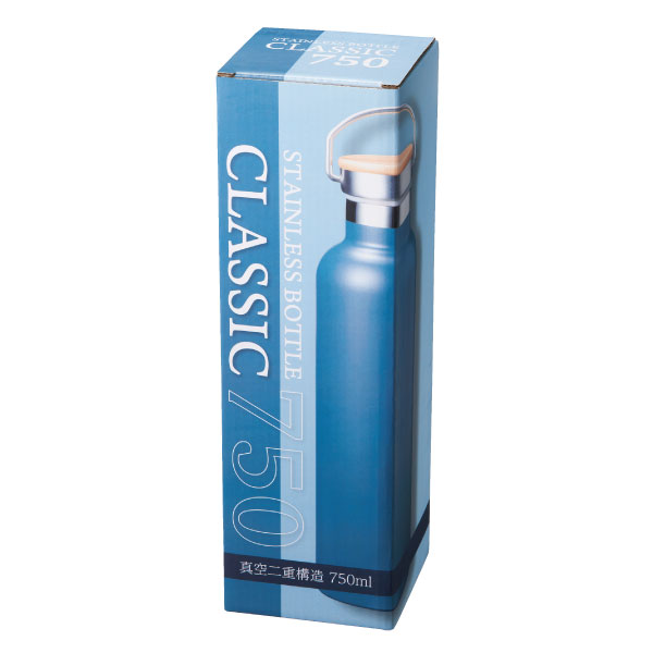 保冷温クラシックボトル750ml(グレー)