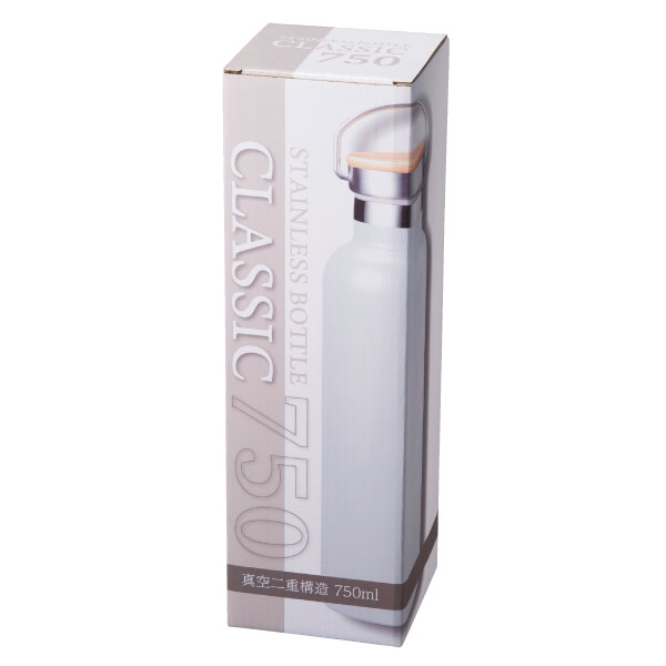 保冷温クラシックボトル750ml(ホワイト)