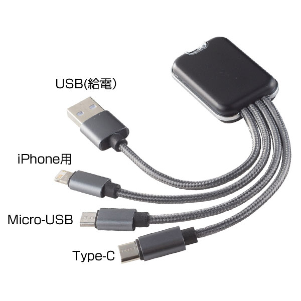 USB　3WAYコネクター