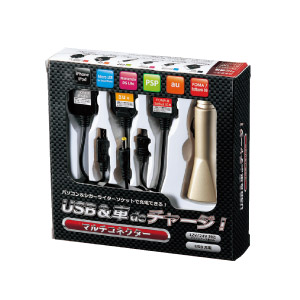 USB&車deチャージ!マルチコネクター