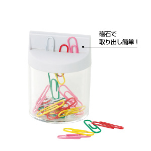 磁石でピタッ！カラフルクリップ＆ホルダー