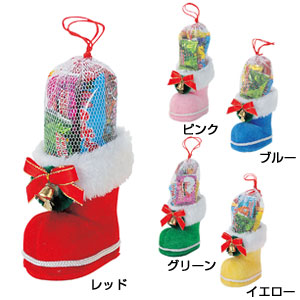 クリスマス カラフルミニブーツ