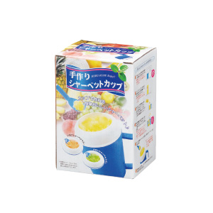 手作りシャーベットカップ
