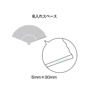 さざなみ砂紋扇子