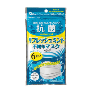 リフレッシュミント抗菌マスク6枚入