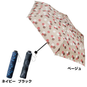 花柄折りたたみ傘