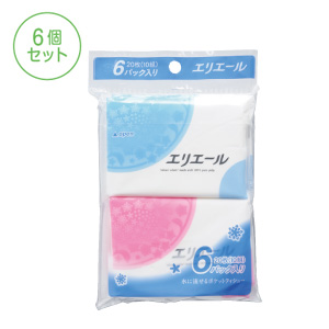 エリエールポケットティシュー10W6個組