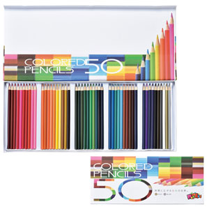 50色いろ鉛筆 グッズストアドットネット 人気ノベルティ 記念品 販促品 名入れ印刷
